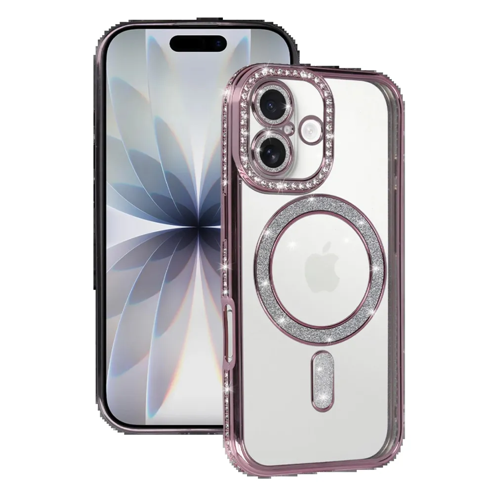 Newface Apple Iphone 17 Joke Simli Magneticsafe Kılıf - Pembe