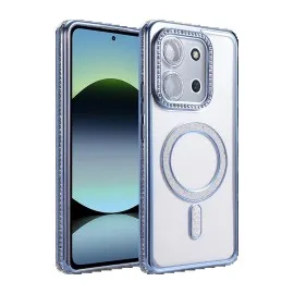 Newface Xiaomi Redmi 15C 4G Joke Simli Magneticsafe Kılıf - Mavi