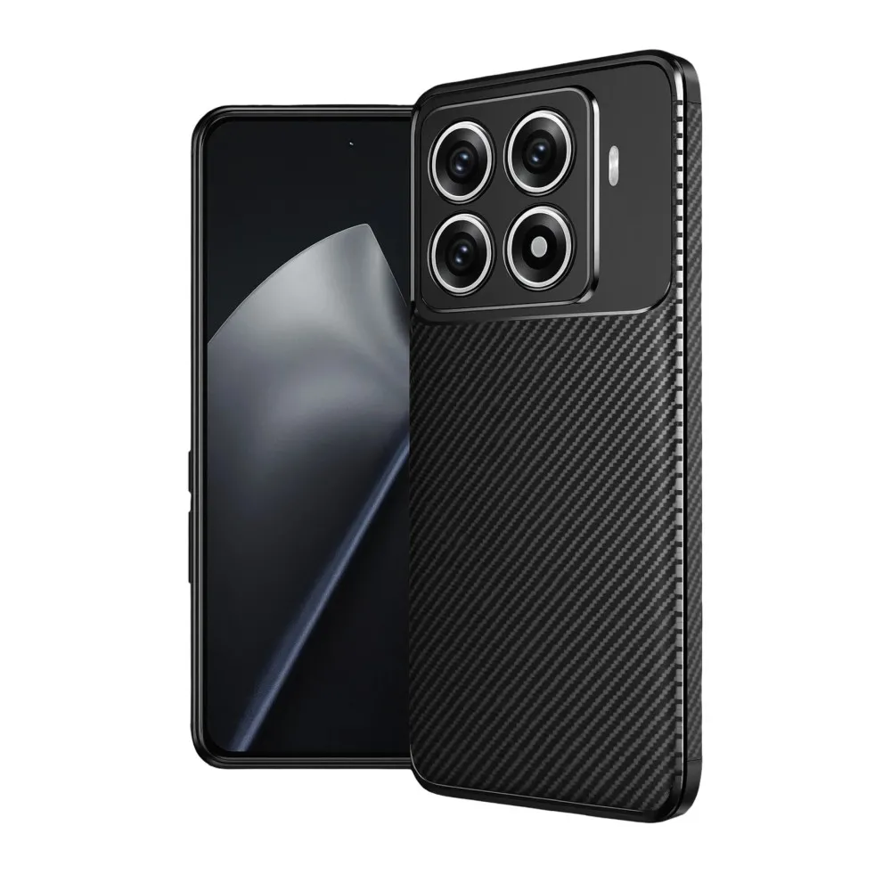 Newface Xiaomi Mi 15T Pro Auto Focus Karbon Kapak - Siyah