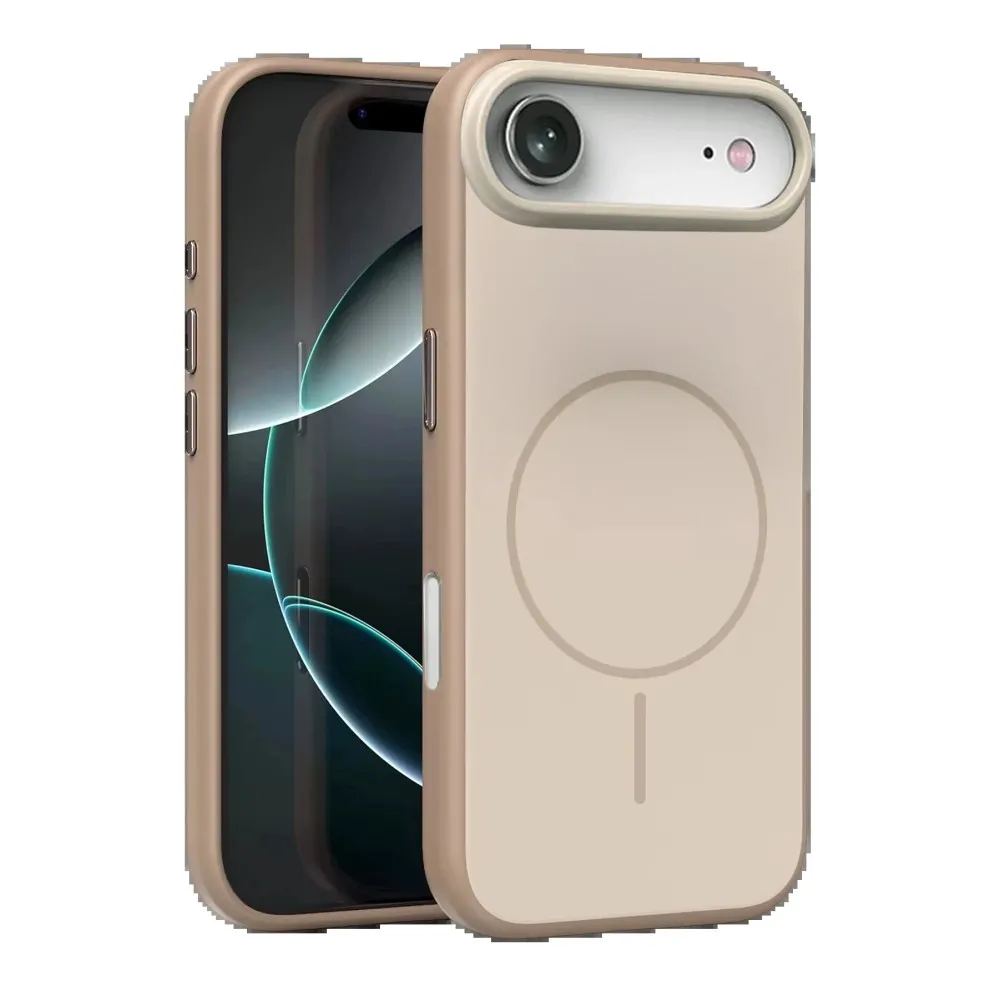 Newface Apple Iphone 17 Air Neva Magsafe Kapak - Gold