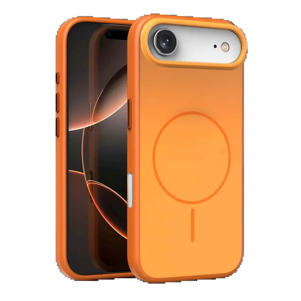 Newface Apple Iphone 17 Air Neva Magsafe Kapak - Turuncu