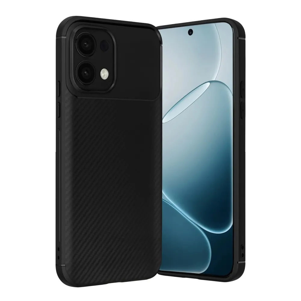 Newface Oppo A6 Pro 4G Auto Focus Karbon Kapak - Siyah