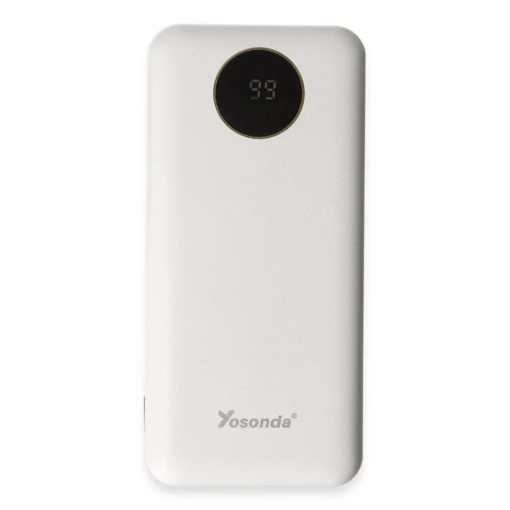 Yosonda A70 4in1 30.000 mAh Powerbank - Beyaz