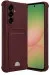 Newface Samsung Galaxy A17 5G Kelvin Kartvizitli Silikon - Bordo