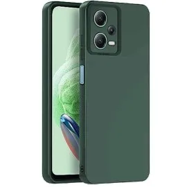 Newface Xiaomi Redmi Note 12 Pro 5G Kılıf Nano içi Kadife Silikon - Koyu Yeşil