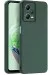 Newface Xiaomi Redmi Note 12 Pro 5G Kılıf Nano içi Kadife Silikon - Koyu Yeşil