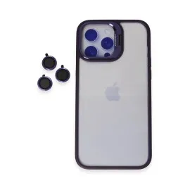 Joko iPhone 14 Pro Max Kılıf Roblox Lens Standlı Kapak - Derin Mor