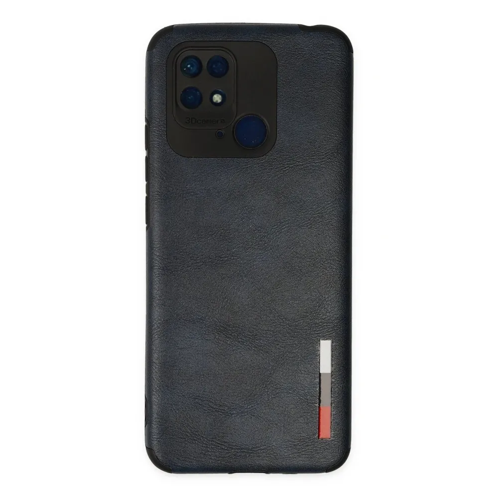 Newface Xiaomi Redmi 10C Kılıf Loop Deri Silikon - Lacivert