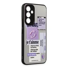 Newface Samsung Galaxy A34 5G Kılıf Mirror Desenli Kapak - Mirror - 4