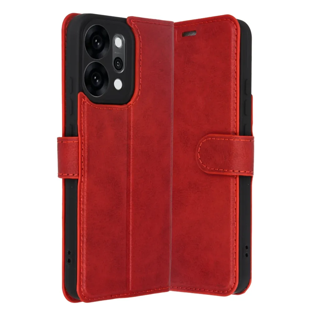 Newface Oppo Reno 14 Trend S Plus Kapaklı Kılıf - Kırmızı