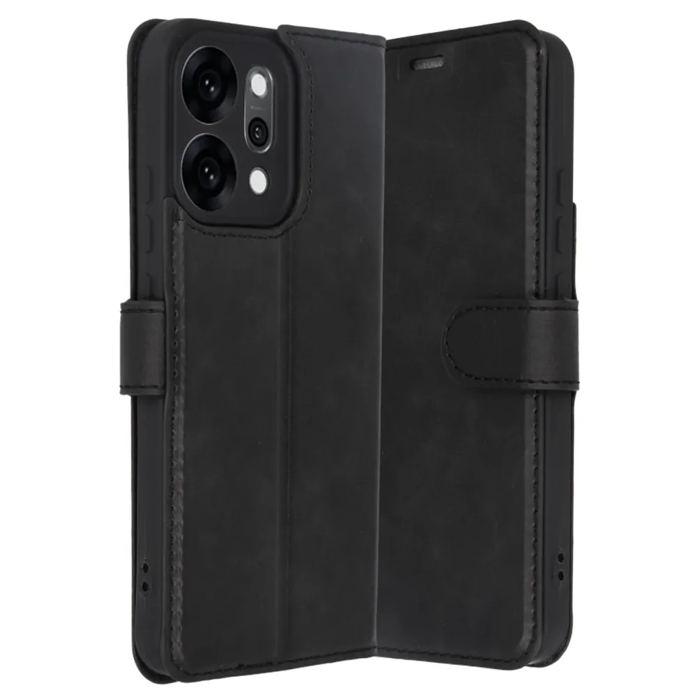 Newface Oppo Reno 14 Trend S Plus Kapaklı Kılıf - Siyah