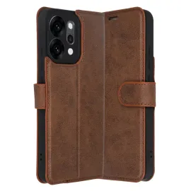 Newface Oppo Reno 14 Trend S Plus Kapaklı Kılıf - Taba