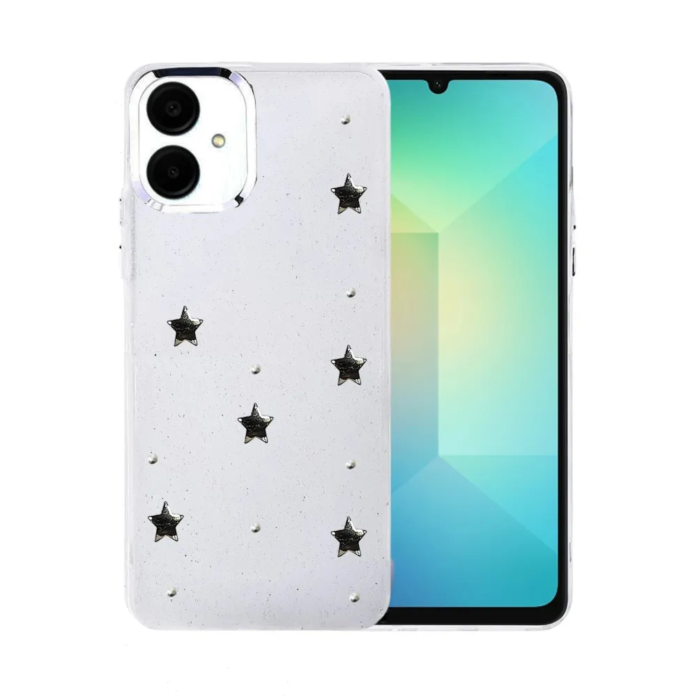 Newface Samsung Galaxy A06 Fiyonk Desenli Kapak - Desen 4