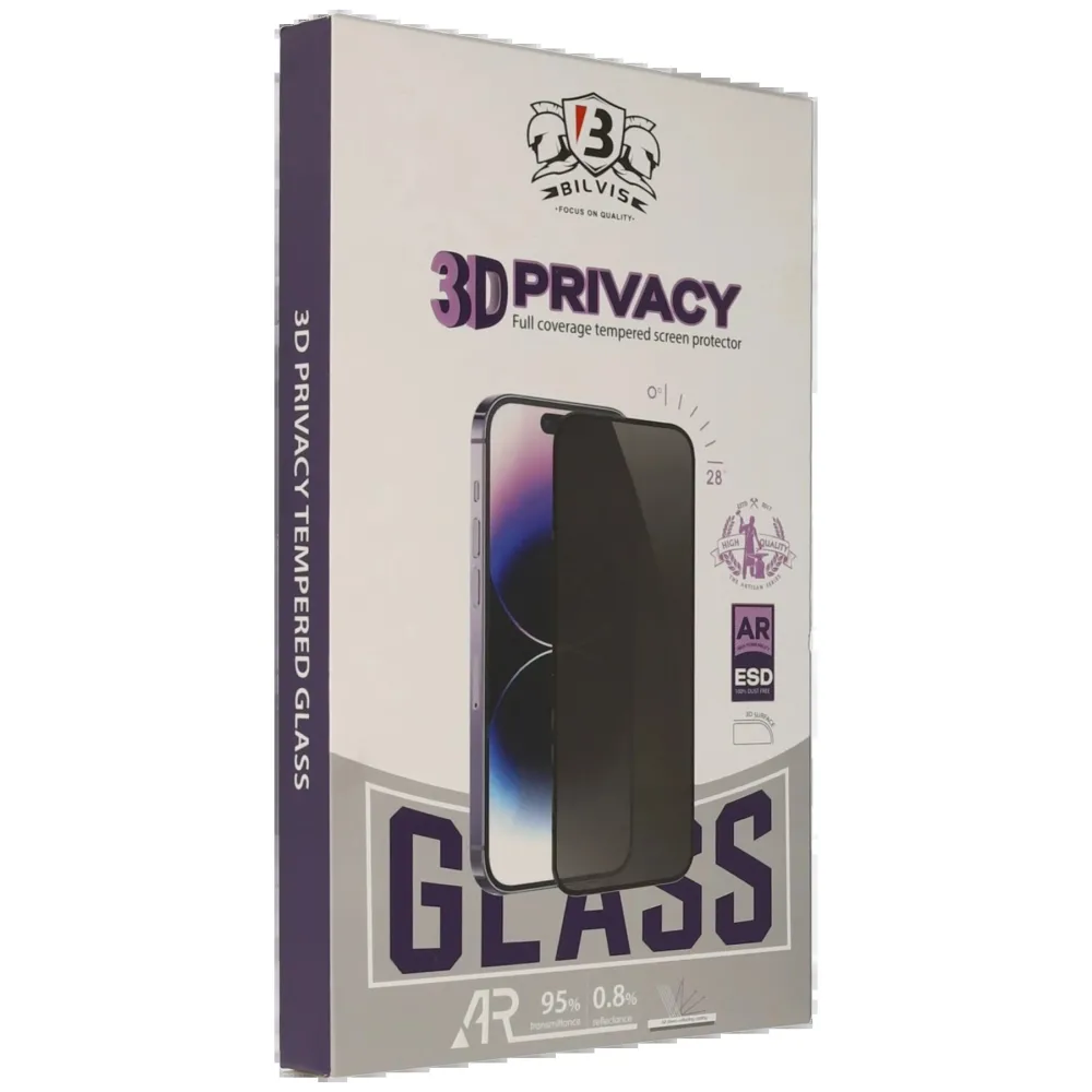 Newface iPhone 17 Pro Bilvis 3D Hayalet Cam Ekran Koruyucu