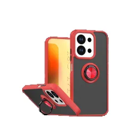 Newface Xiaomi Redmi 15C 4G Montreal Yüzüklü Silikon Kapak - Kırmızı