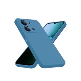 Newface Xiaomi Redmi 15C 4G Nano Içi Kadife Silikon - Mavi