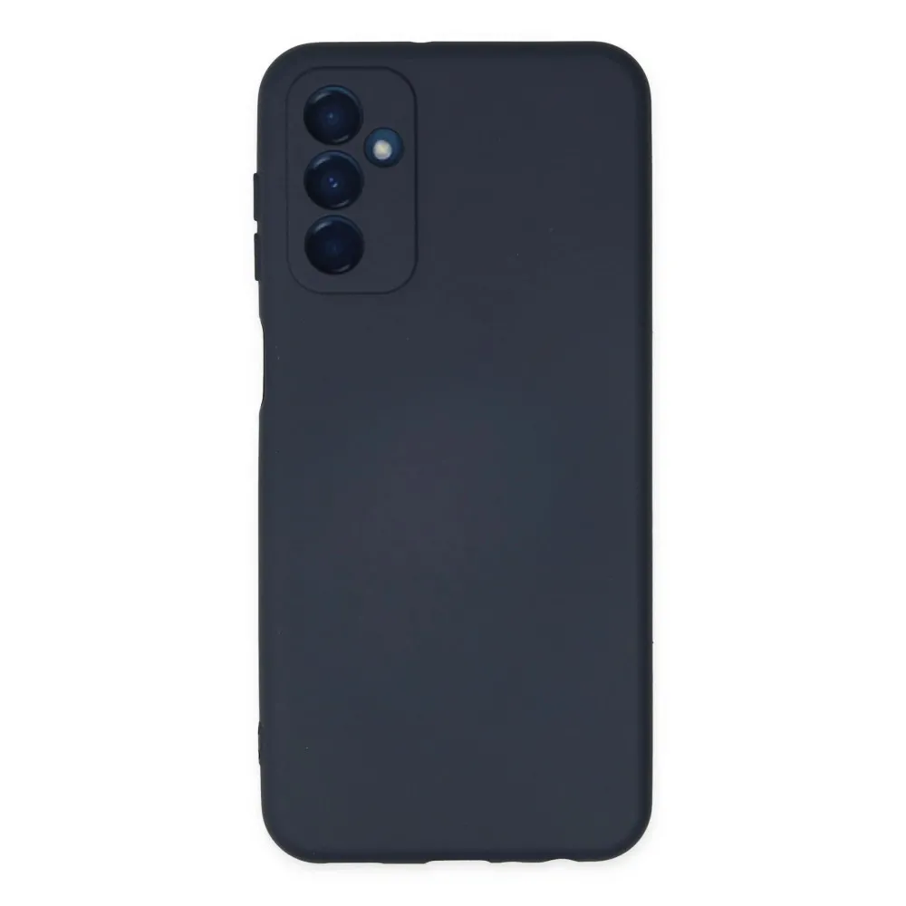 Newface Samsung Galaxy M23 Kılıf Nano Içi Kadife Silikon - Lacivert