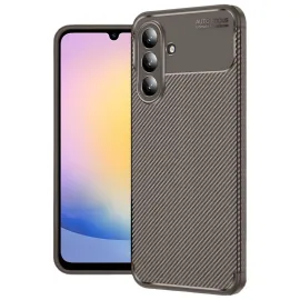 Newface Samsung Galaxy S25 Fe Auto Focus Karbon Kapak - Kahverengi