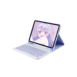 Newface iPad 10.2 (9.nesil) Kılıf KC01 Smart Klavyeli Tablet Kılıfı - Lila