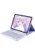 Newface iPad 10.2 (9.nesil) Kılıf KC01 Smart Klavyeli Tablet Kılıfı - Lila