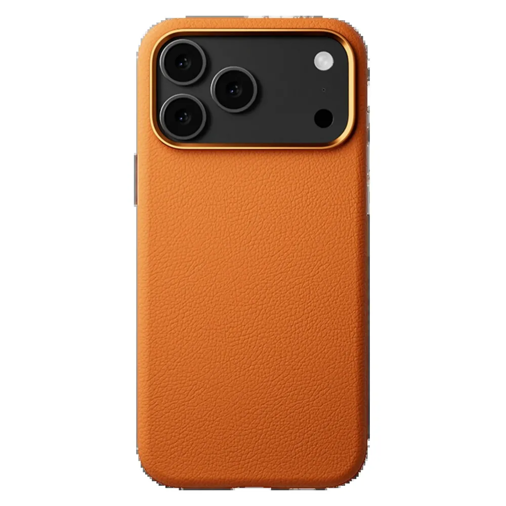 Joko Iphone 17 Pro Wonder Deri Magsafe Kapak - Turuncu