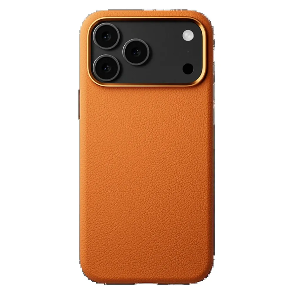 Joko iPhone 17 Pro Max Wonder Deri Magsafe Kapak - Turuncu