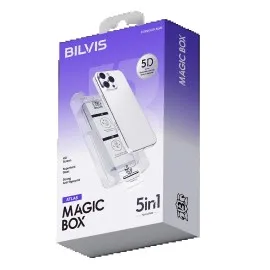 Newface Apple Iphone 16 Pro Max Bilvis 5In1 3D Magic Cam Ekran Koruyucu - Siyah