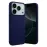 Newface Apple Iphone 17 Pro Nano Içi Kadife Silikon - Lacivert