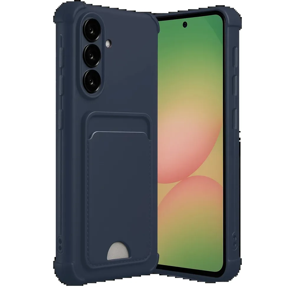 Newface Samsung Galaxy A17 5G Kelvin Kartvizitli Silikon - Lacivert