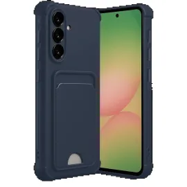 Newface Samsung Galaxy A17 5G Kelvin Kartvizitli Silikon - Lacivert
