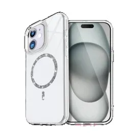 Newface Apple Iphone 11 Live Diamond Magsafe Kapak - Şeffaf