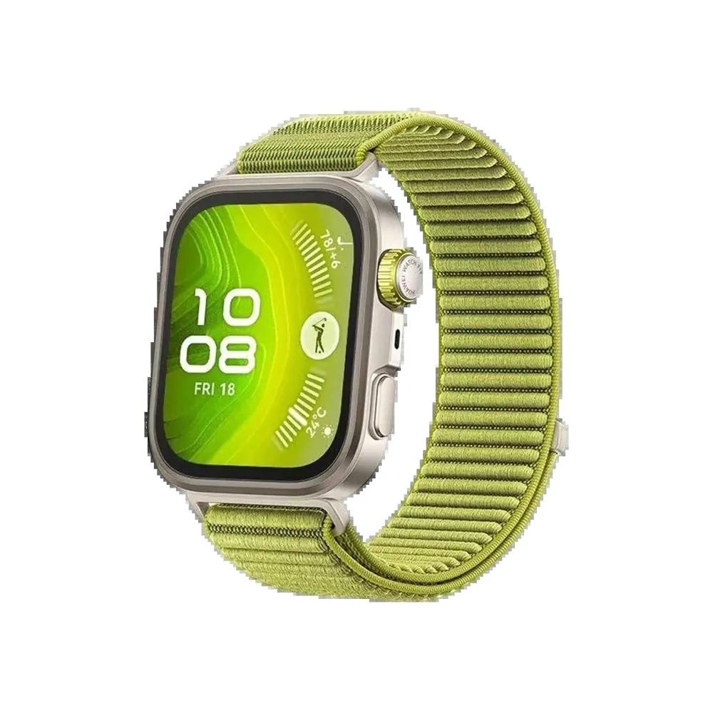 Newface Huawei Fit 4 Braid Kordon - Açık Yeşil