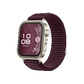 Newface Huawei Fit 4 Braid Kordon - Mürdüm