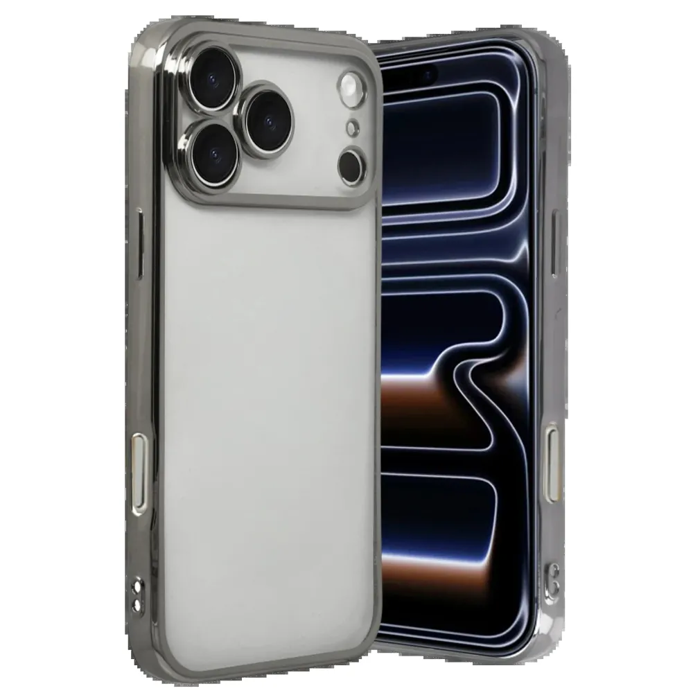 Newface Apple Iphone 17 Pro Razer Lensli Silikon - Titan Gri