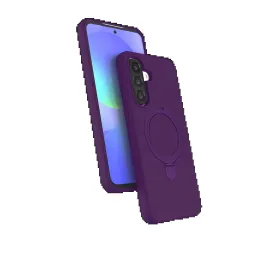 Newface Samsung Galaxy A36 Regal Magsafe Standlı Kapak - Derin Mor