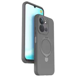 Newface Xiaomi Redmi 15C 4G Regal Magsafe Standlı Kapak - Titan Gri