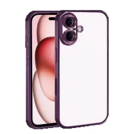 Newface Apple Iphone 17 Razer Lensli Silikon - Açık Mor