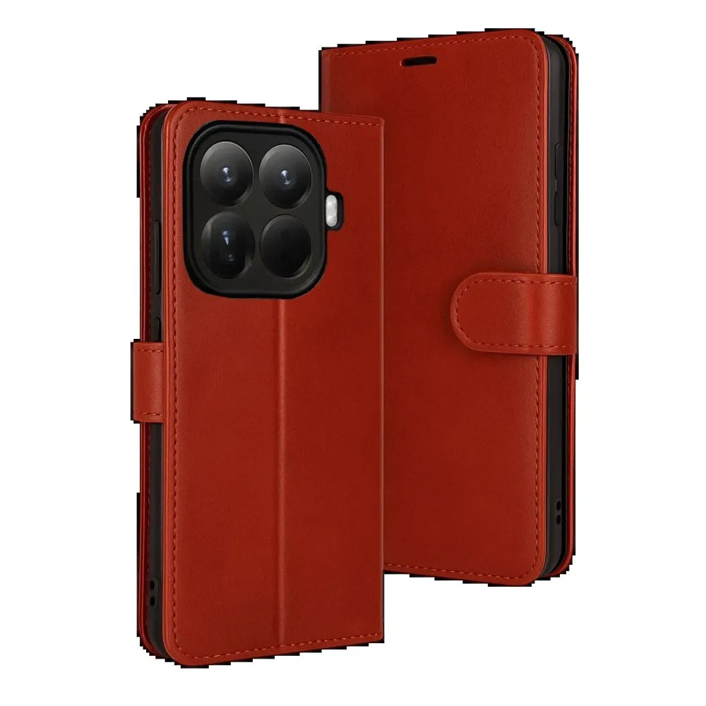 Newface Xiaomi Mi 15T Pro Trend S Plus Kapaklı Kılıf - Kırmızı