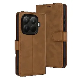 Newface Xiaomi Mi 15T Pro Trend S Plus Kapaklı Kılıf - Taba