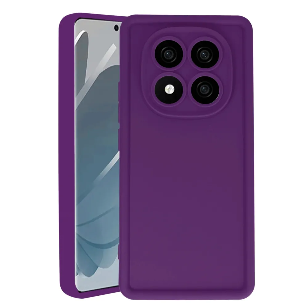 Newface Xiaomi Redmi Note 14 Pro 5G Kılıf Viera Silikon - Mürdüm