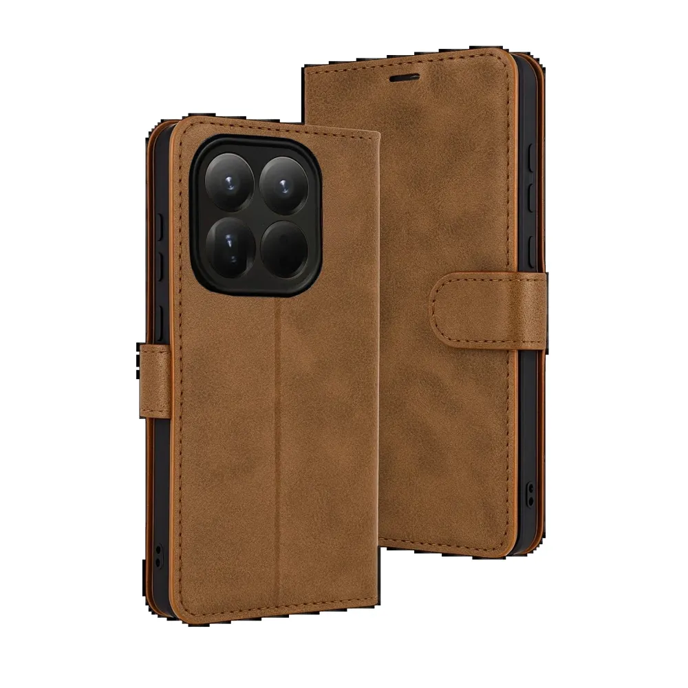 Newface Xiaomi Mi 15T Trend S Plus Kapaklı Kılıf - Taba