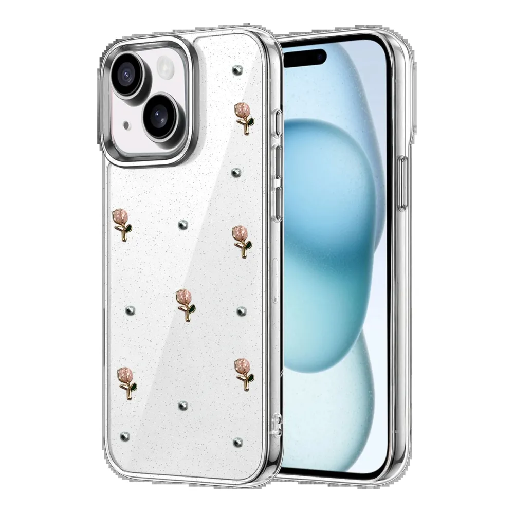 Newface Apple Iphone 15 Plus Fiyonk Desenli Kapak - Desen 6