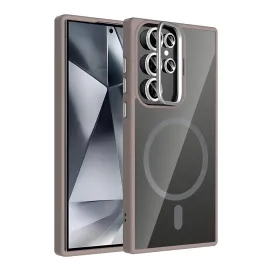 Joko Samsung Galaxy S25 Ultra Remim Lensli Magsafe Standlı Kapak - Titan Gri