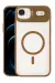 Joko Apple Iphone 17 Air Remim Lensli Magsafe Standlı Kapak - Kahverengi