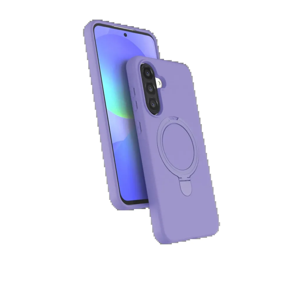 Newface Samsung Galaxy A36 Regal Magsafe Standlı Kapak - Lila