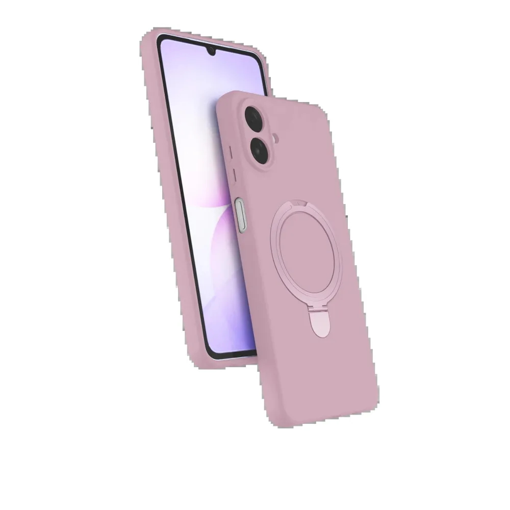 Newface Samsung Galaxy A07 4G Regal Magsafe Standlı Kapak - Açık Pembe