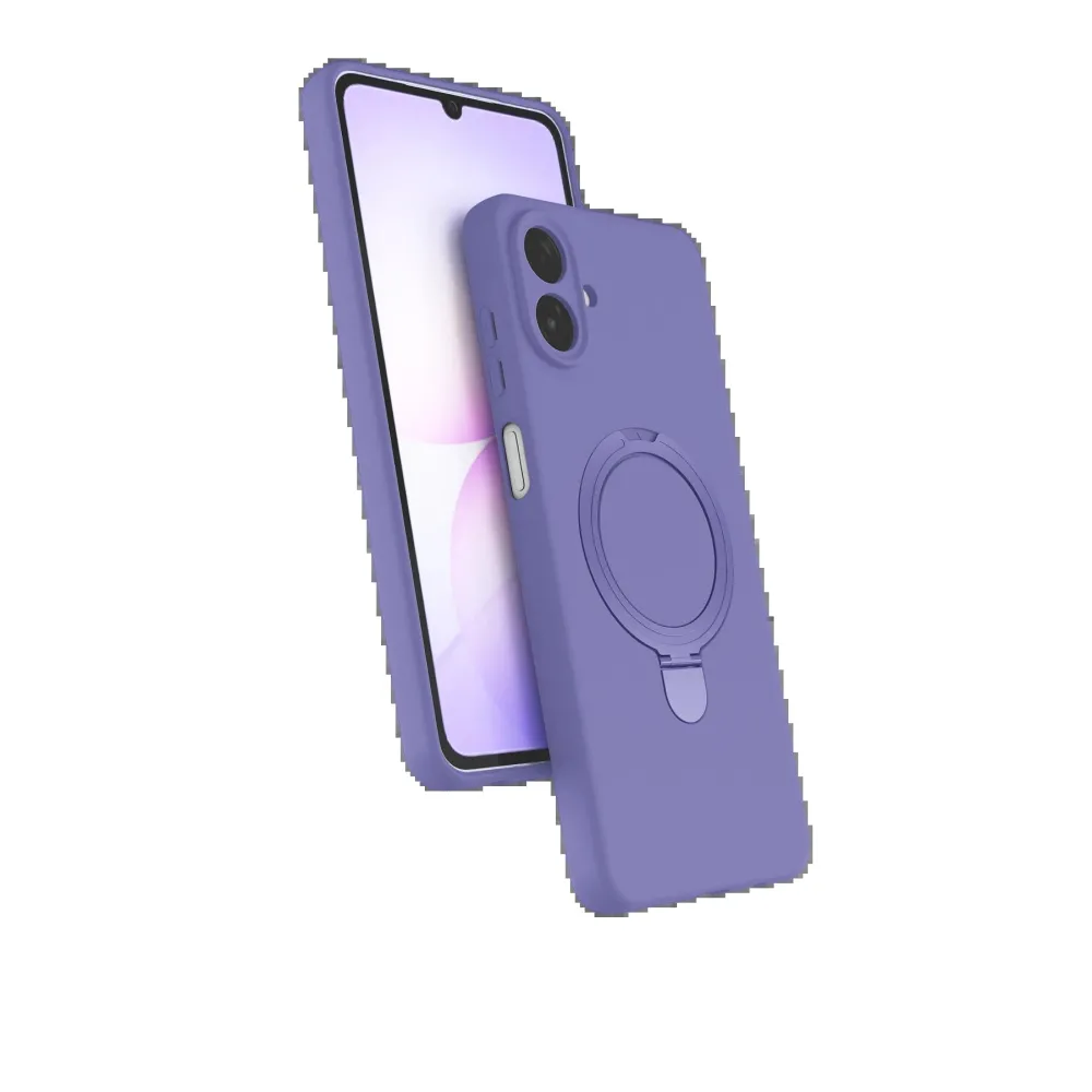 Newface Samsung Galaxy A07 4G Regal Magsafe Standlı Kapak - Lila
