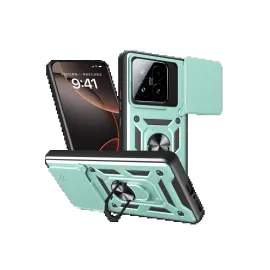 Newface Xiaomi Mi 15T Pars Lens Yüzüklü Silikon - Yeşil