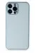 Newface Iphone 14 Pro Kılıf Coco Deri Silikon Kapak - Sky Blue