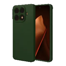 Newface Xiaomi Mi 15T Pro Nano Içi Kadife Silikon - Koyu Yeşil